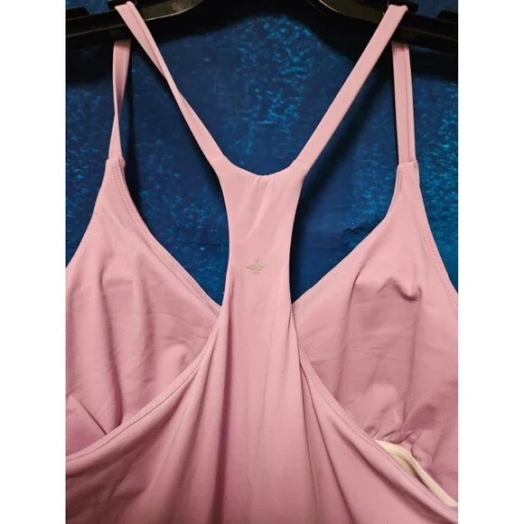 WOMEN'S SIZE LARGE HALARA RACERBACK SUN DRESS LAVENDER - Picture 6 of 6